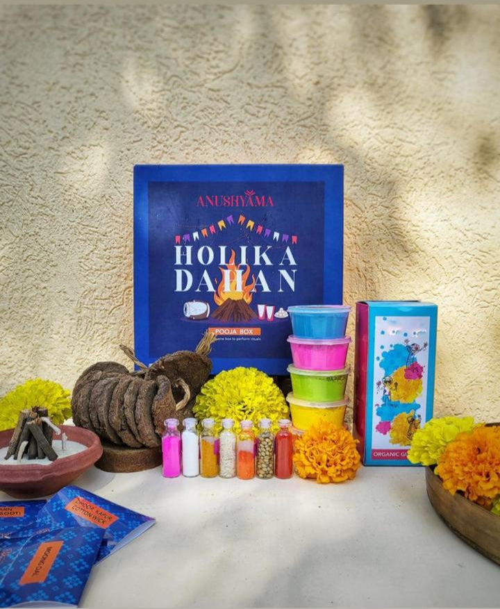 Holika Dahan Pooja Box – A Complete Ritual Kit for Prosperity & Tradition